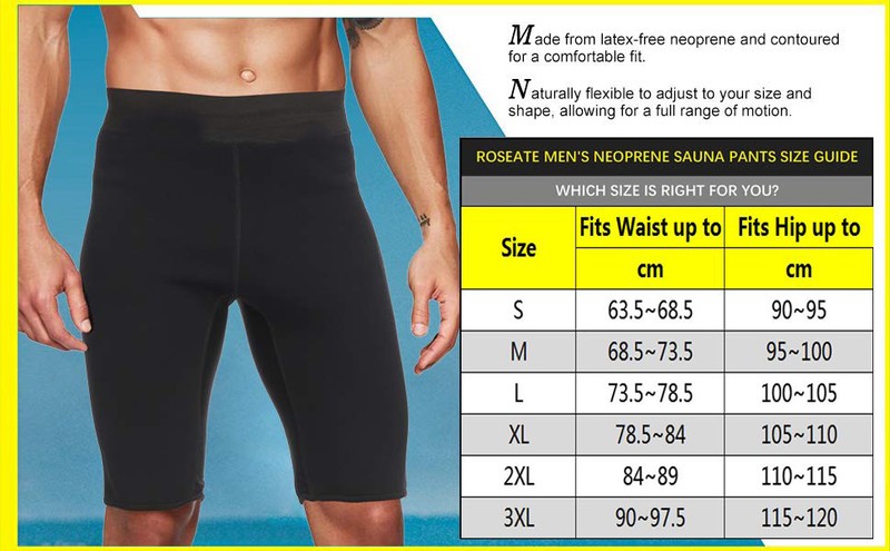 mens sauna shorts